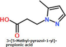 CAS#3-(5-Methyl-pyrazol-1-yl)-propionic acid